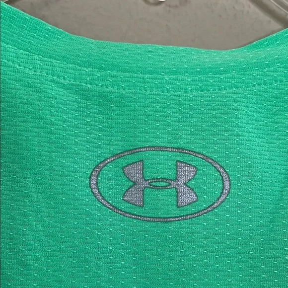 Under Armour Green Fitted Short Sleeve Tee - Picture 8 of 9